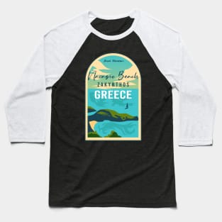 Navagio Beach, Zakynthos - Paradise Baseball T-Shirt